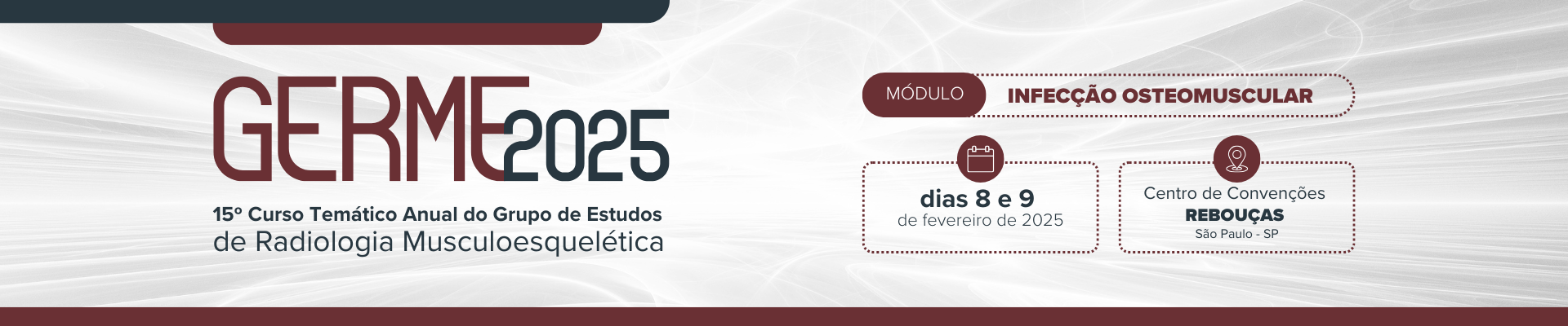 15ª Edição do Curso Temático Anual do Grupo de Estudos de Radiologia Musculoesquelética 